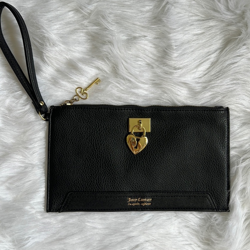 Juicy couture black wristlet